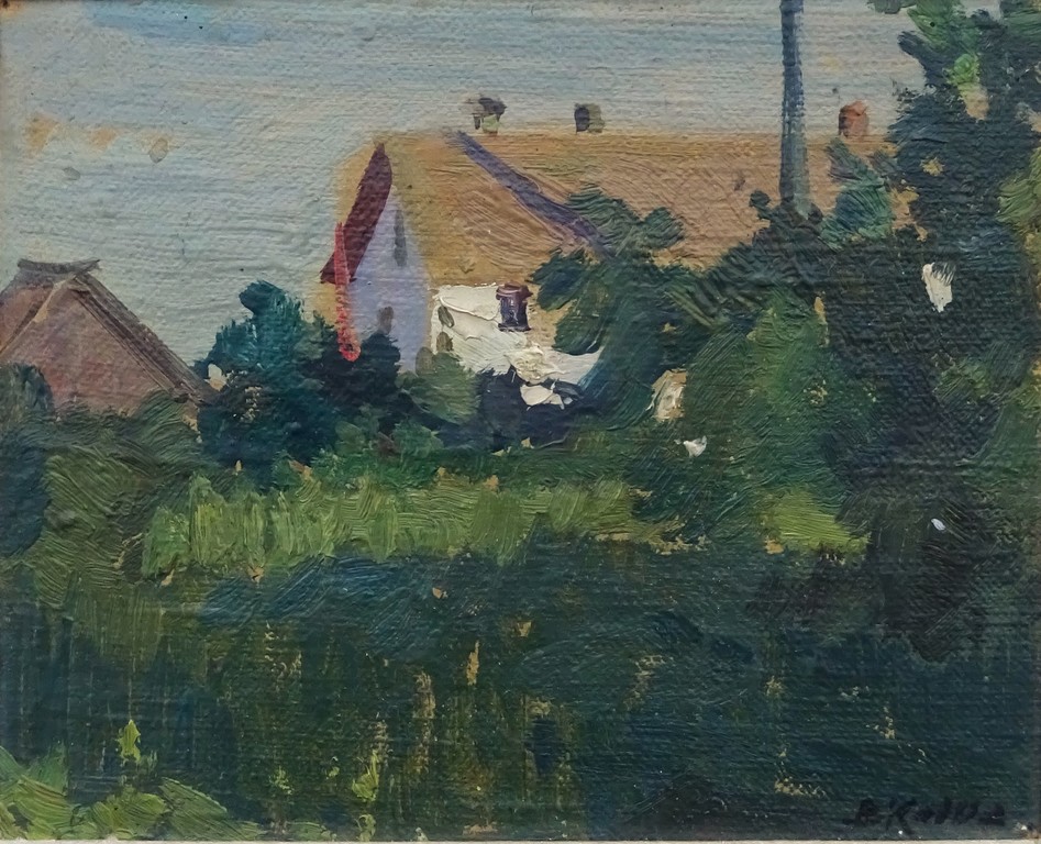 Landscape with a house