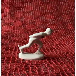 figurine, Skater, porcelain, Riga (Latvia), USSR, Riga Porcelain Factory, model author - Aina Mellupe,