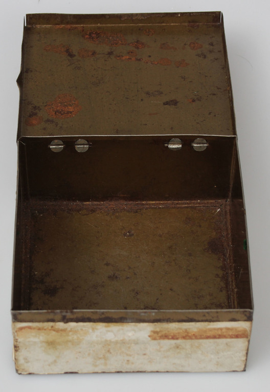 Коробка/шкатулка металлическая ''Papirosu tabaka''