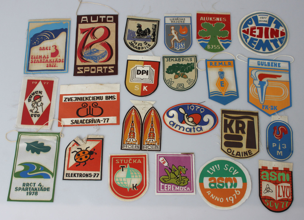 Collection of pennants