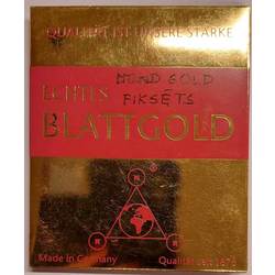 Gold plate 75 pcs fixed for gilding Moon gold Echtes
