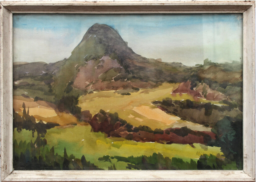 Landscape with a mountain