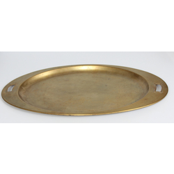 Art Nouveau brass tray