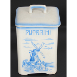 Kuznetsov porcelain storage container with lid 