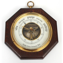 Oak barometer