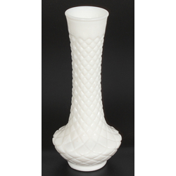 Milk glass vase