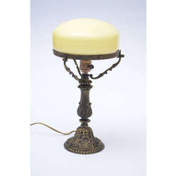 Ampere bronze lamp with glass dome