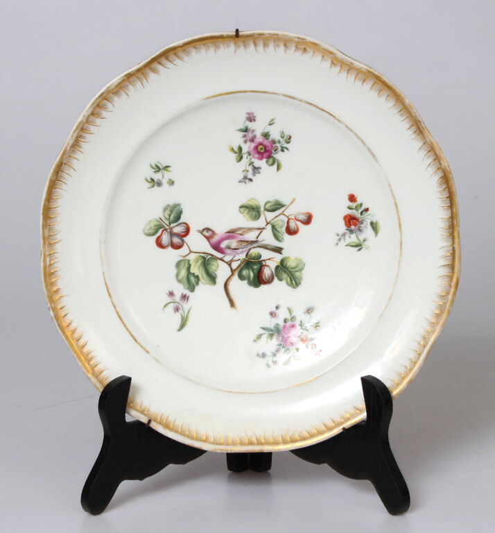 Painted KPM (?) porcelain decorative plate
