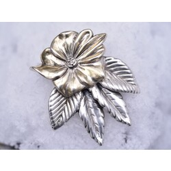 High quality silver brooch - pendant 