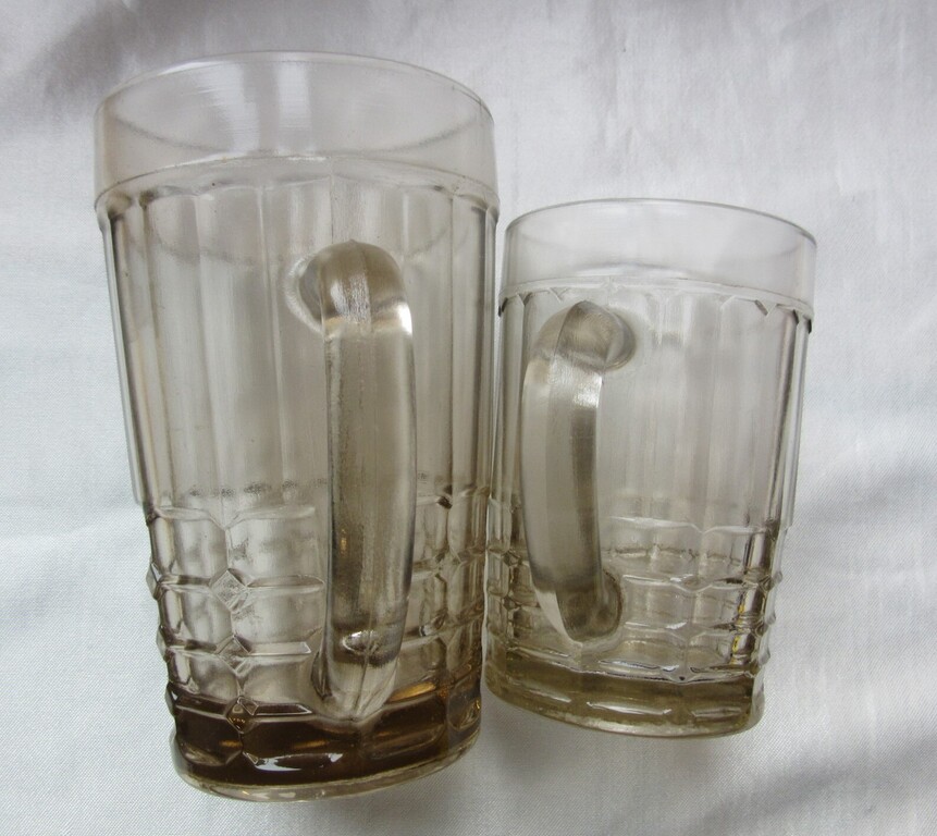 Beer Mug / glass LSF ( Livani Glass factory) 1970s 