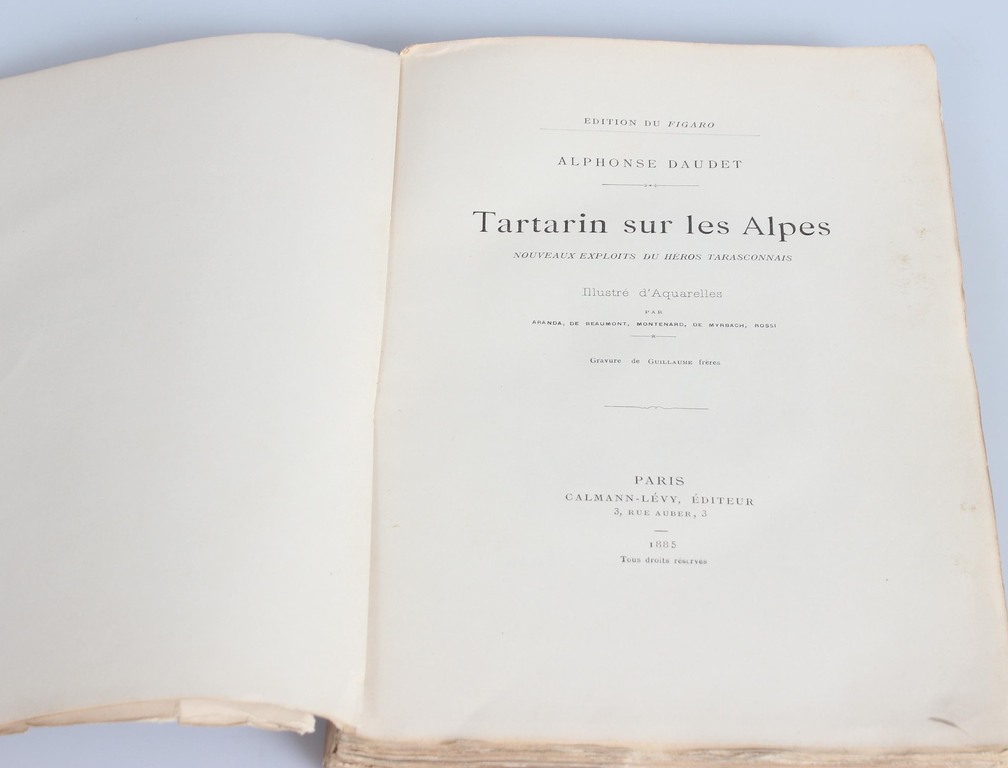 Alphonnse Daudet, Tartarin sur les Alpes