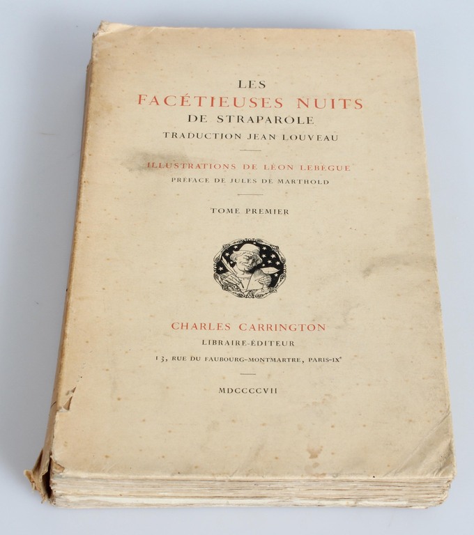 Giovanni Francesco Straparole, Les Facetieuses Nuits. Pirmā daļa.