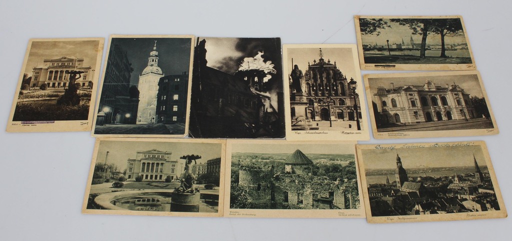 9 postcards