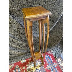 Art Nouveau wooden shelf/table