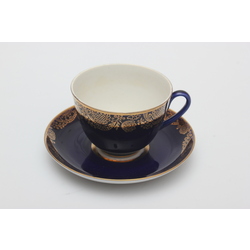 LFZ cobalt cup with saucer