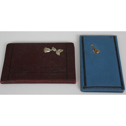 Two Art Nouveau albums/pads with recordings