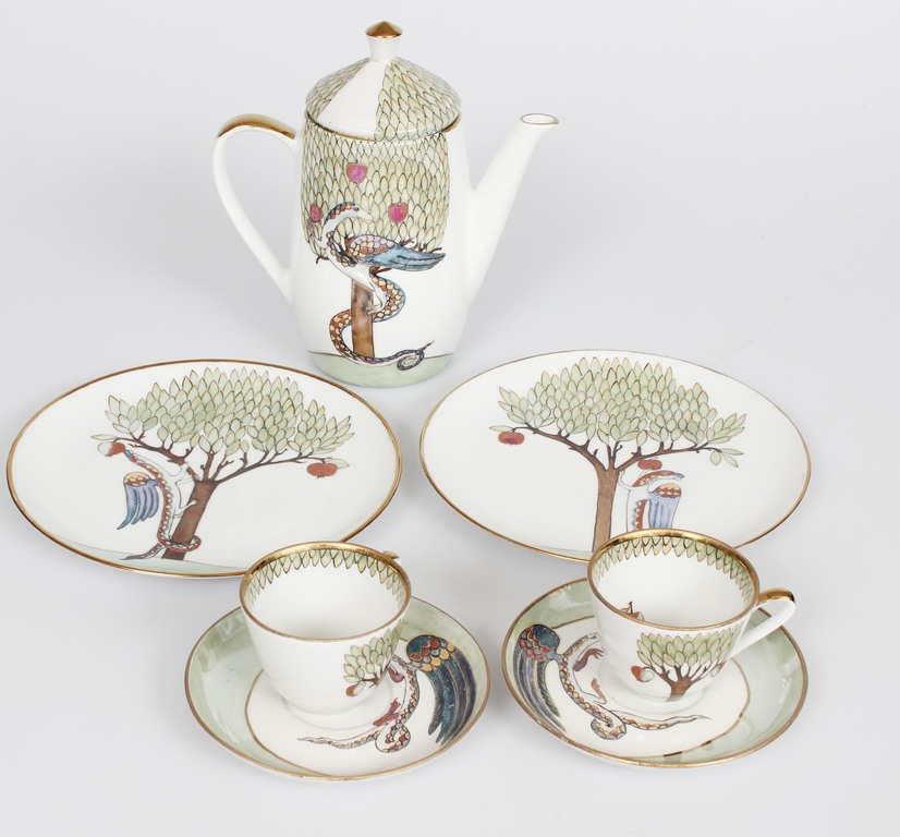 Porcelain coffee set 