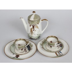 Porcelain coffee set 