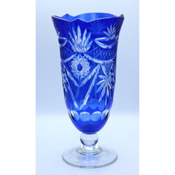 Ilguciems blue glass cup/vase