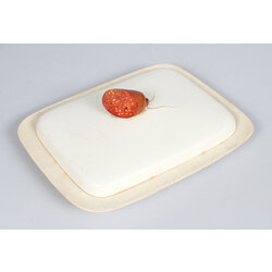 Faience serving dish Sausage