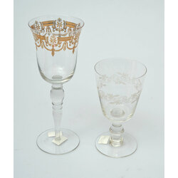 Glass glasses (2 pcs.)