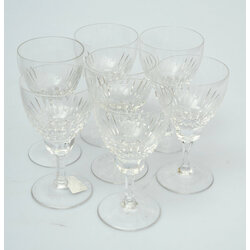 Crystal glasses (9 pcs.)