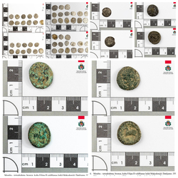 Набор старинных и антикварных украшений и монет (около 160)