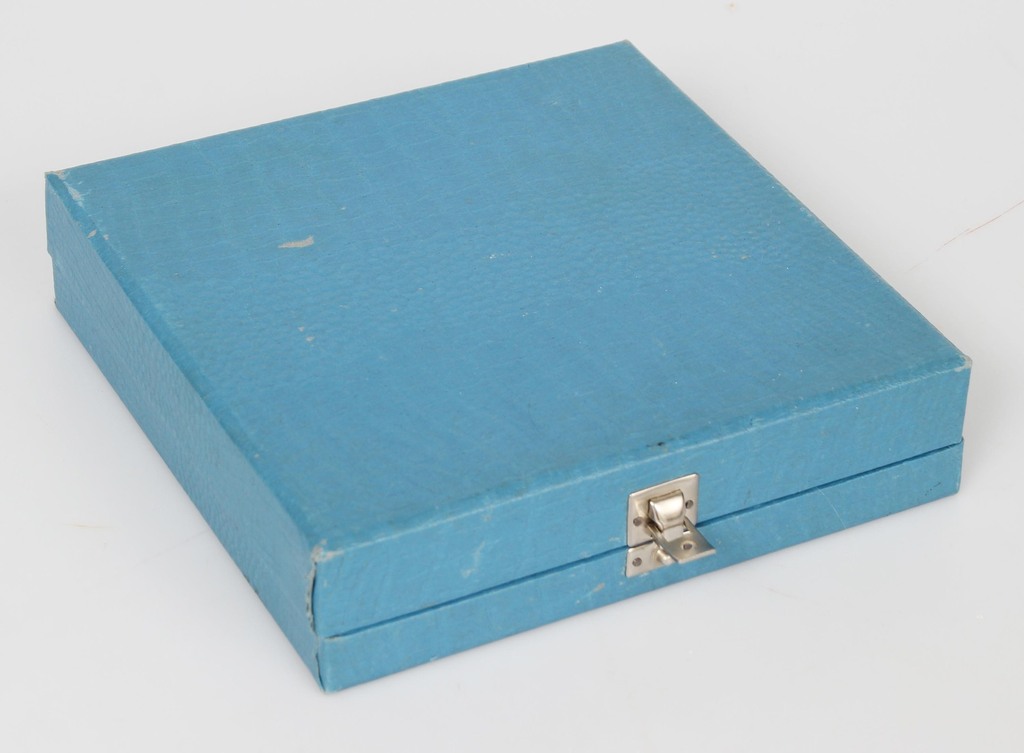 Серебряные ложки 12 шт. коробка синяя