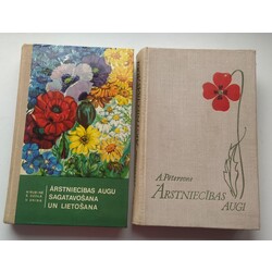 2 grāmatas par ārstniecības augiem 