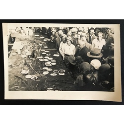 President Kārlis Ulmanis at the harvest festival in Koknese