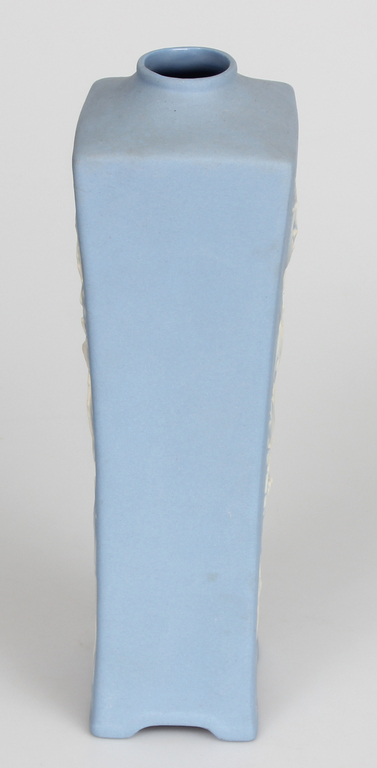 Blue biscuit vase 