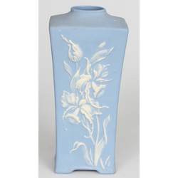 Blue biscuit vase 