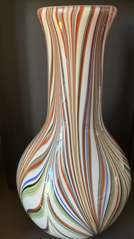 тройная ваза из разноцветного стекла Гризинькалнс (общий)