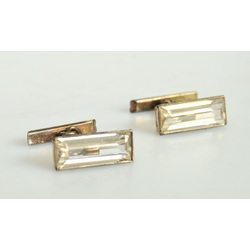 Silver cufflinks