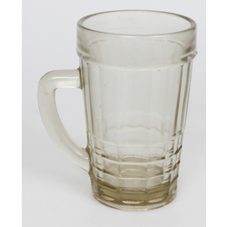 Glass beer mug