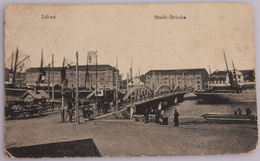  2 postcards''Libau. Stadtische/ Badeanstalt''