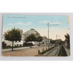 Postcard''Libau. Stadtische/ Badeanstalt''