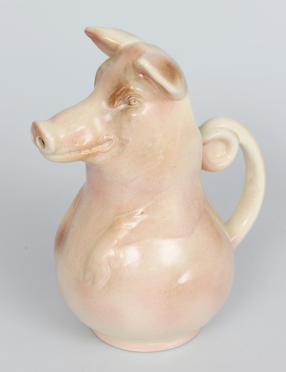 Faience pitcher 