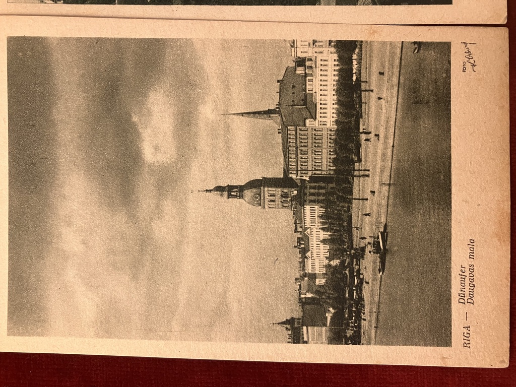 senas pastkatres Rīga 1943 vacu okupacijas laiks 12 gab