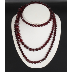 Garnet necklace