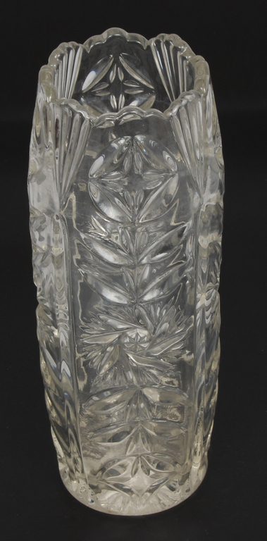 Ilguciems glass factory glass vases ''Riga'' (2 pcs.)