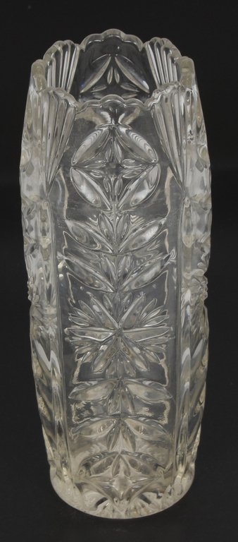 Ilguciems glass factory glass vases ''Riga'' (2 pcs.)