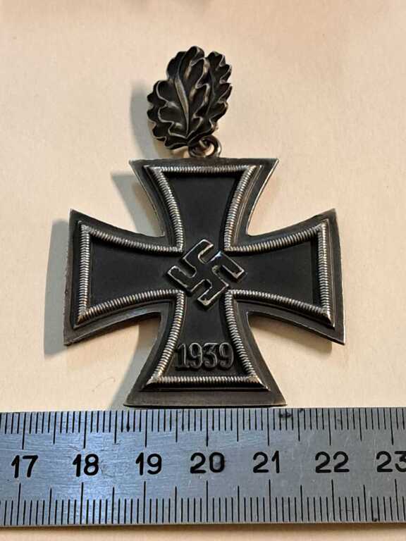 знак, Железный крест 2-й степени, Германия, 1939 г., 48 x 44 мм