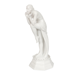 Art-deco porcelain figurine