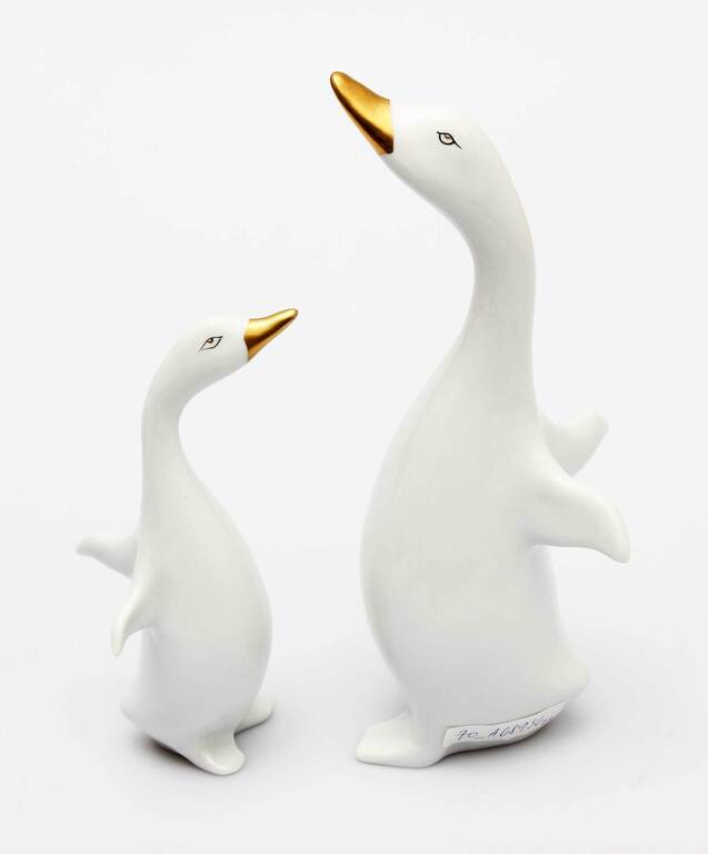 Porcelain figurines Birds