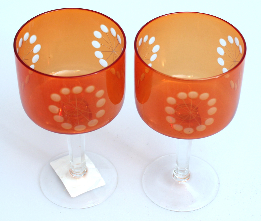 Two  water glasses 