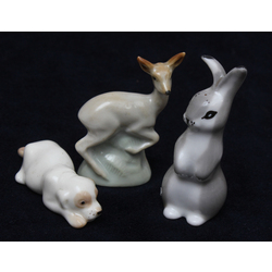 Set of porcelain figurines (3 pcs)