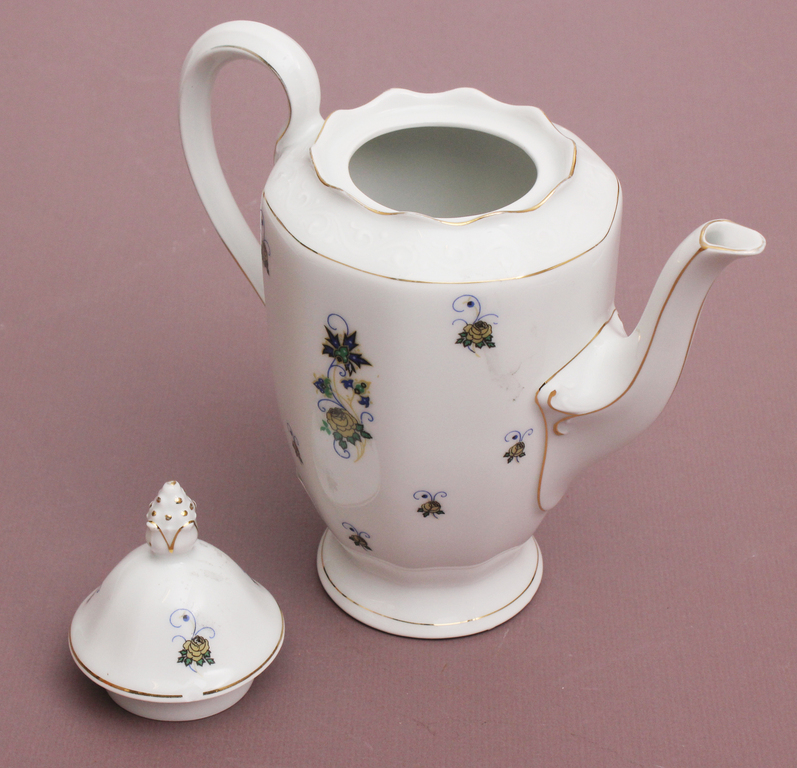 KPM porcelain coffee pot