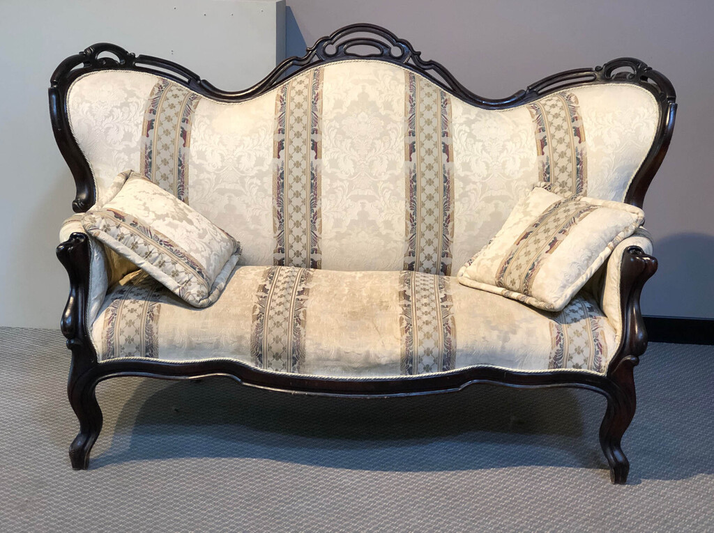 Rococo style sofa and 5 chairs