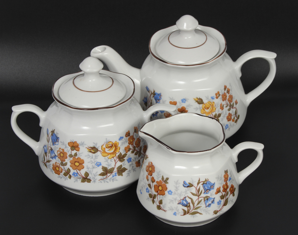 Porcelain tea and coffee set for 6 persons in original packaging
